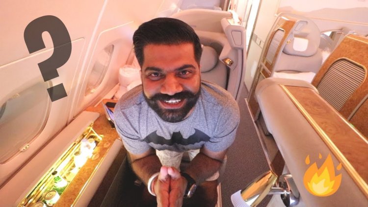  Dubai YouTuber is the only passenger in Emirates flight first class