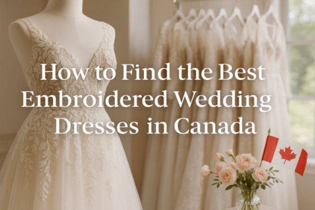How to Find the Best Embroidered Wedding Dresses in Canada