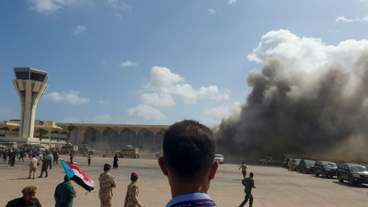 Blast, Gunfire At Aden Airport After Plane Carrying New Yemen Government Lands